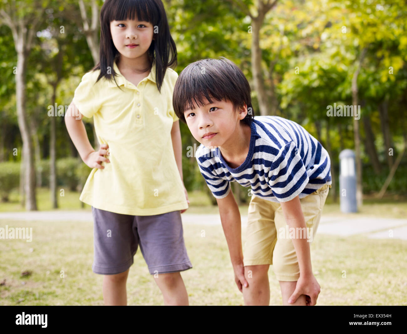 lovely asian children Stock Photo