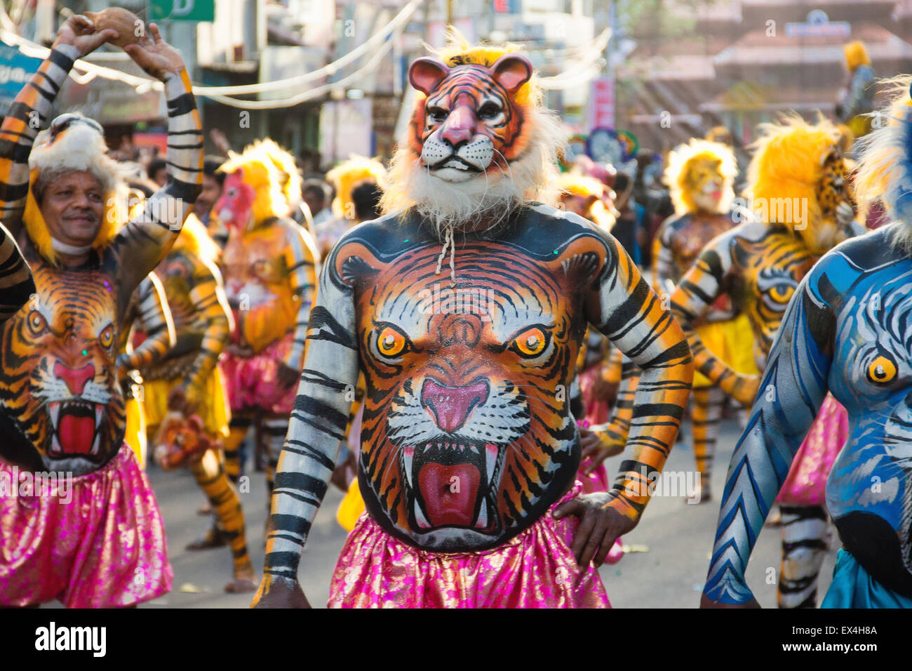 Tiger Dance Stock Photo