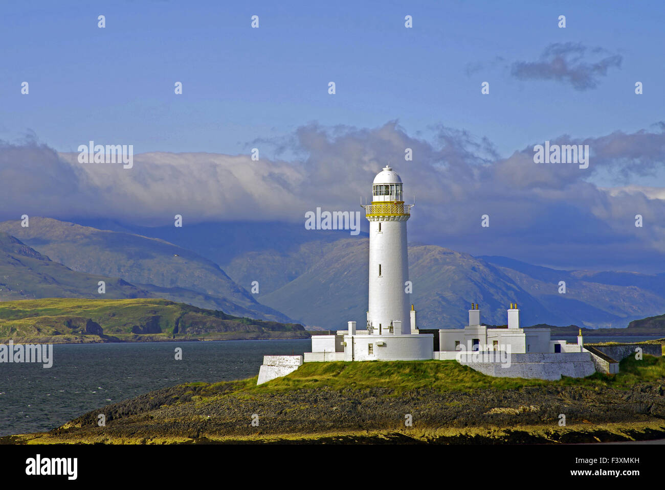 Lighthouse near Oban Stock Photo