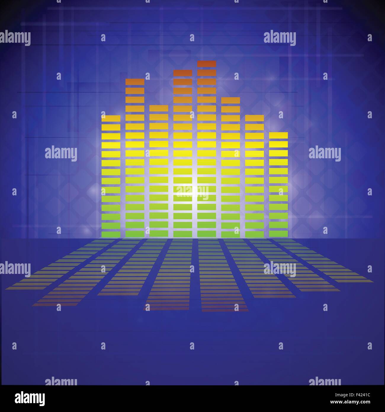 modern equalizer Stock Photo