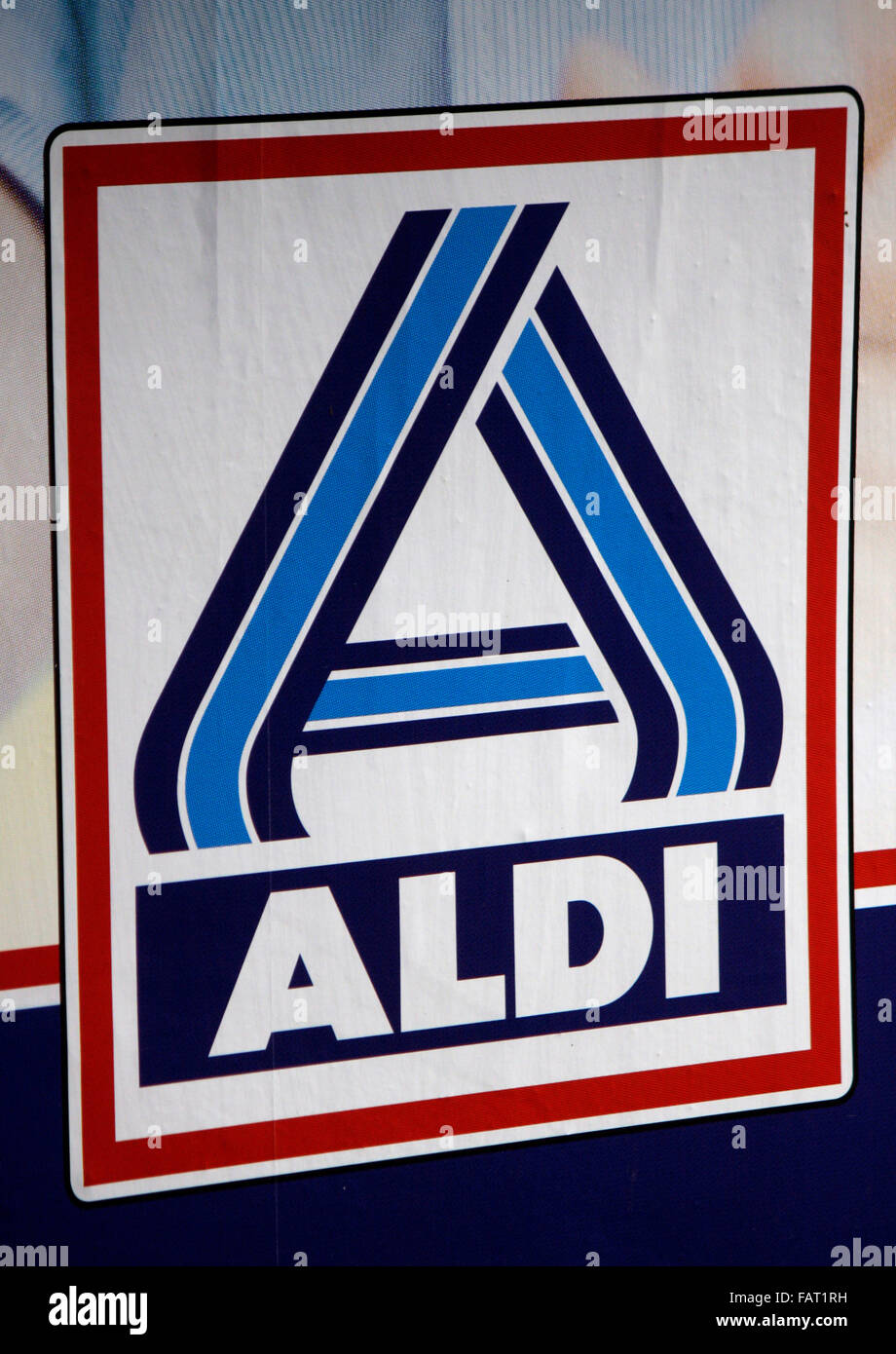 Markenname: 'Aldi', Berlin. Stock Photo