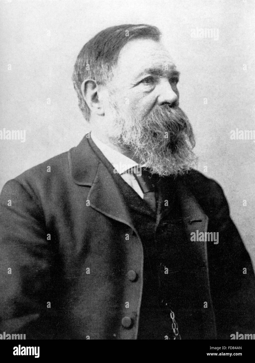 Portrait of Friedrich Engels Stock Photo