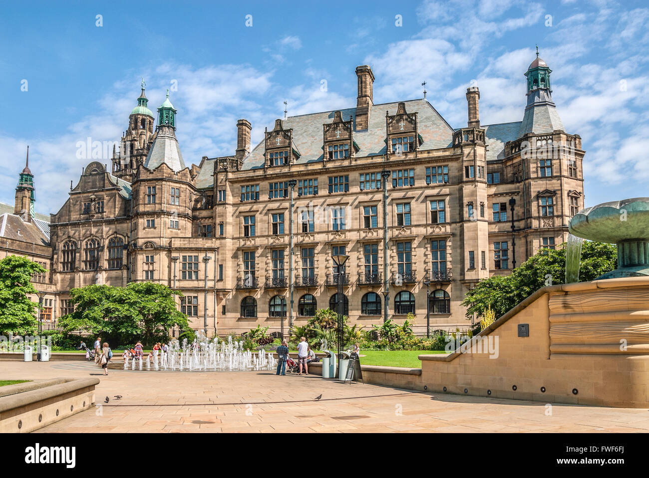 Sheffield Town Hall, England, UK Stock Photo