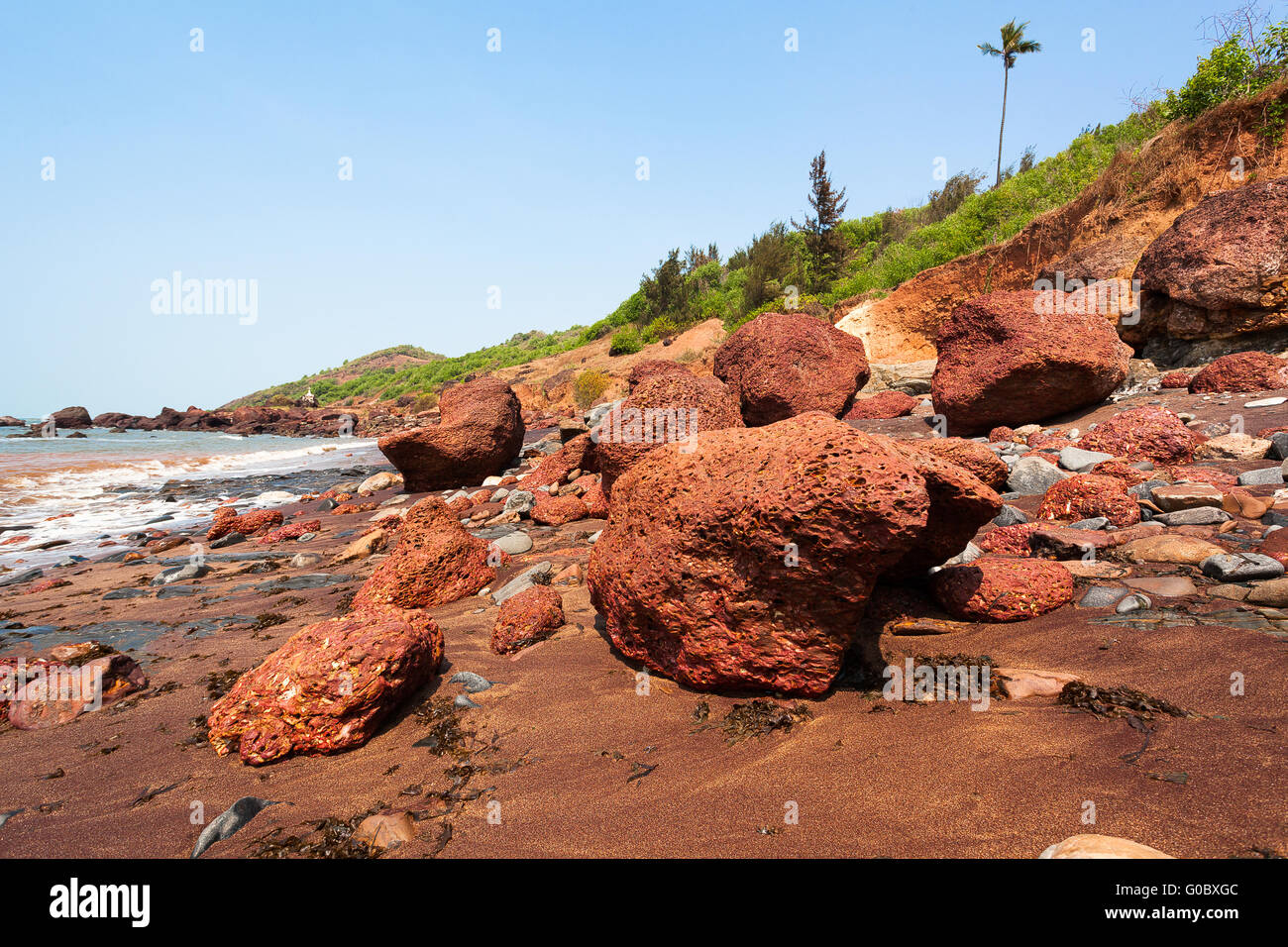 goa seashore Stock Photo