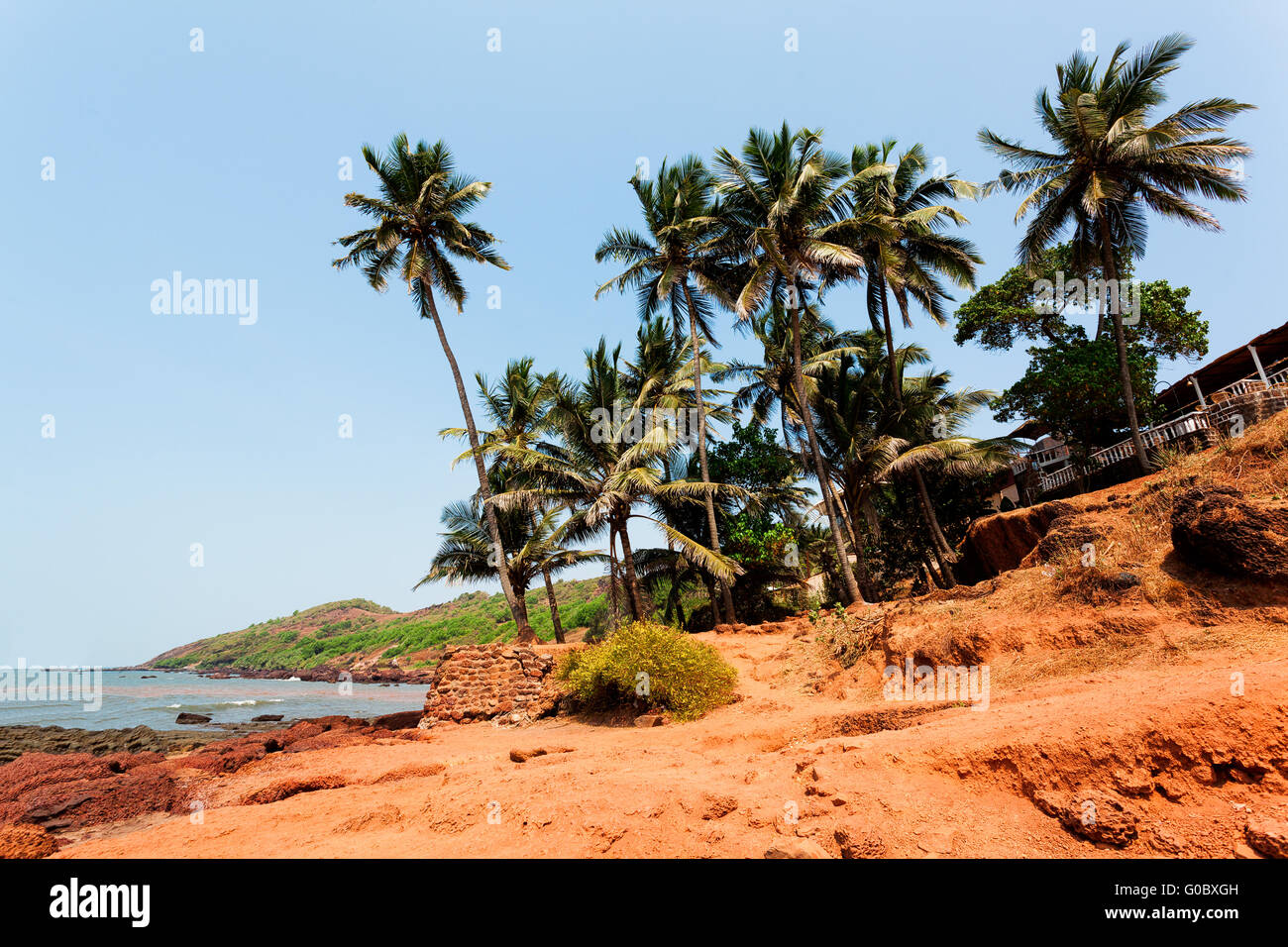 goa seashore Stock Photo