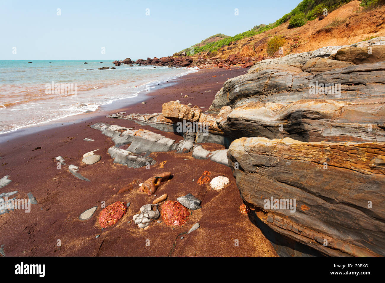 goa seashore Stock Photo