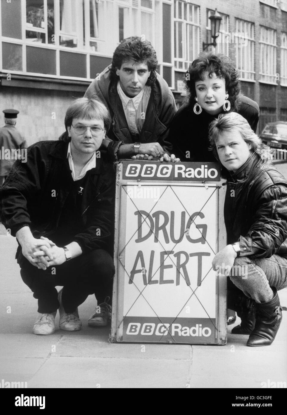 Radio One - Anti-Drugs Campaign Stock Photo