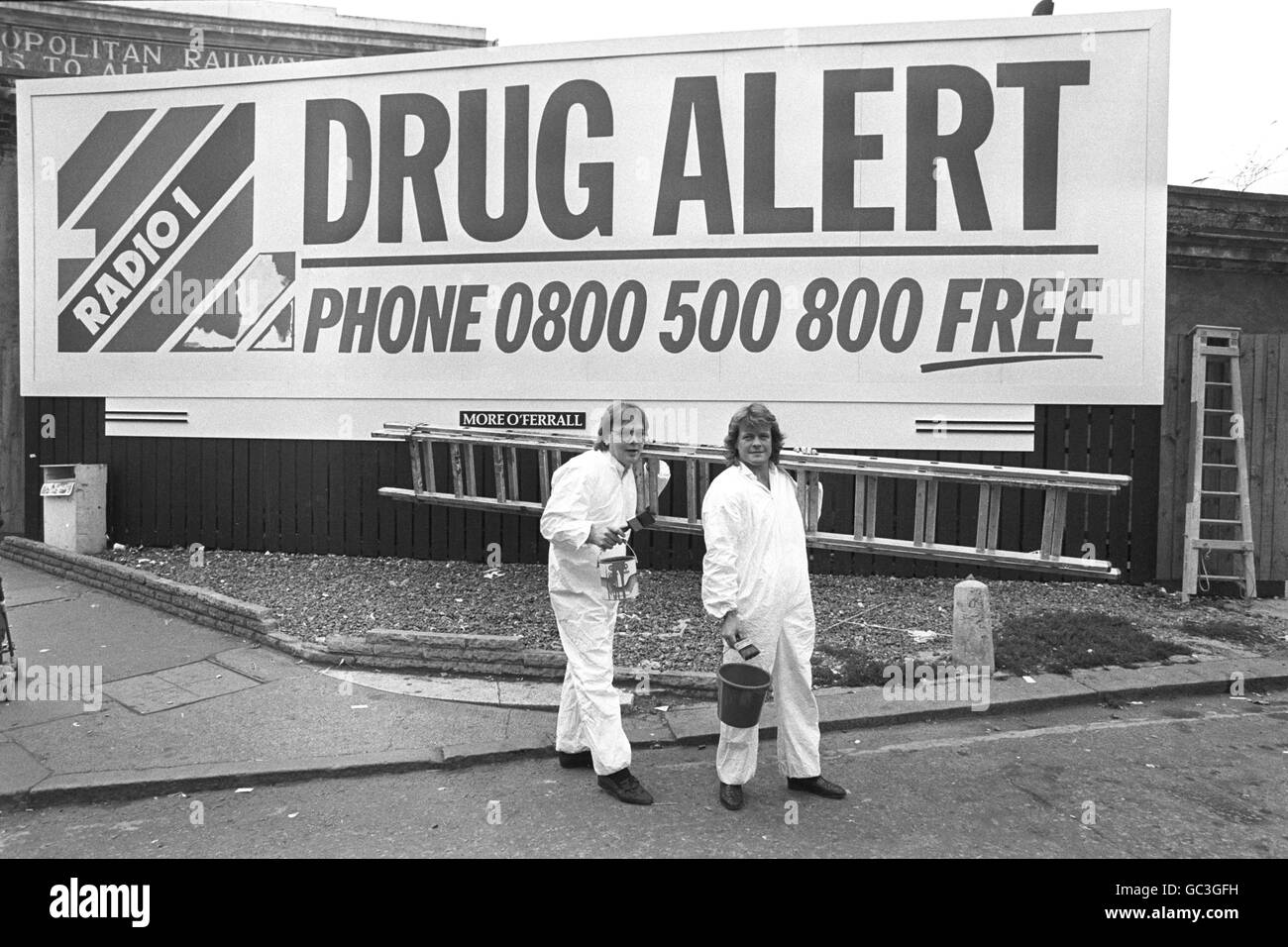 Radio One - Anti-Drug Campaign Stock Photo