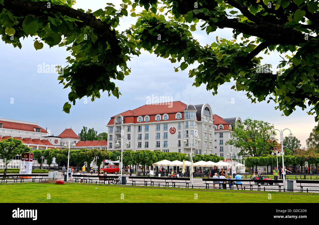 Sheraton hotel Sopot Poland Stock Photo