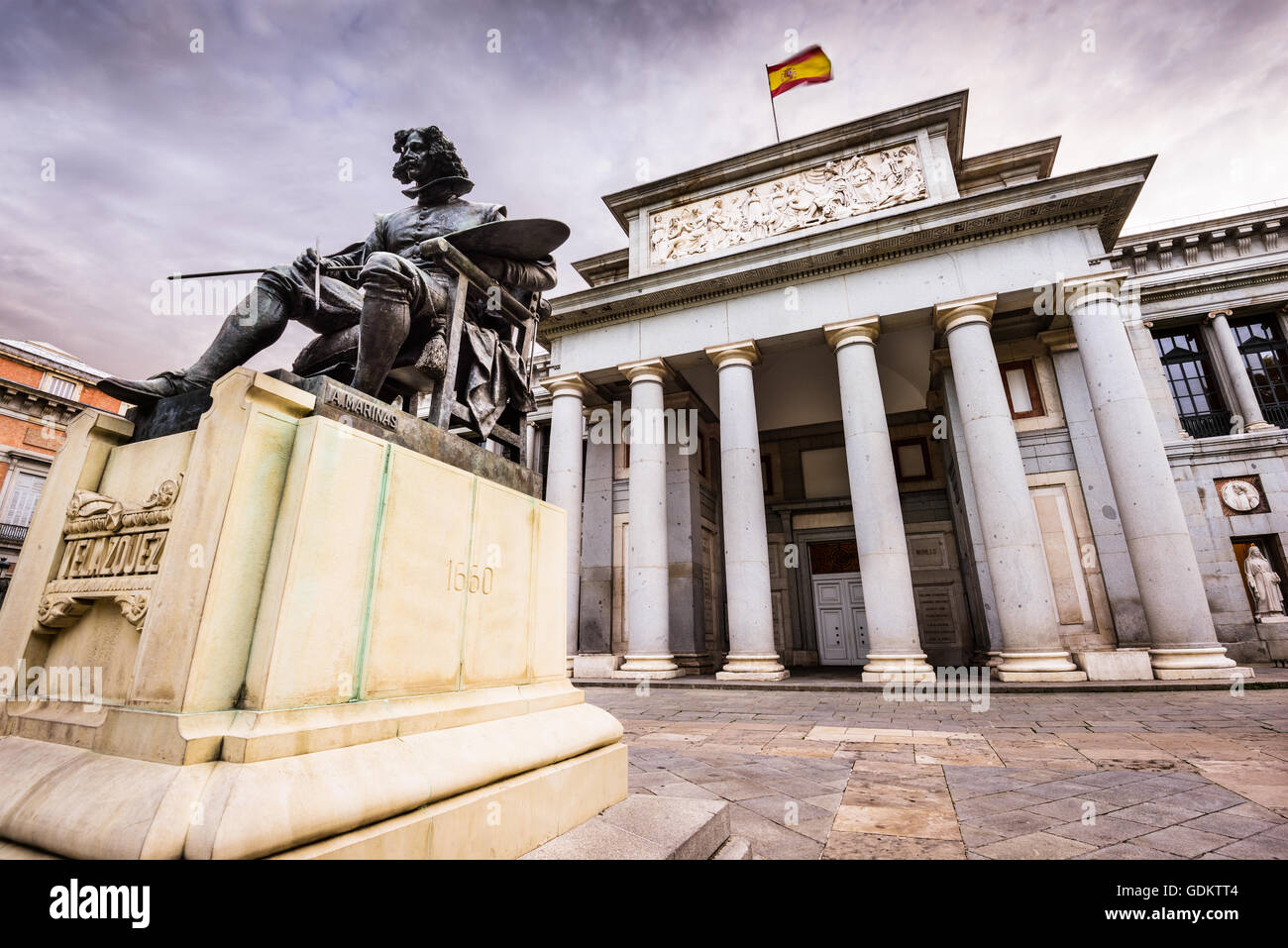 Prado Museum in Madrid, Spain. Stock Photo