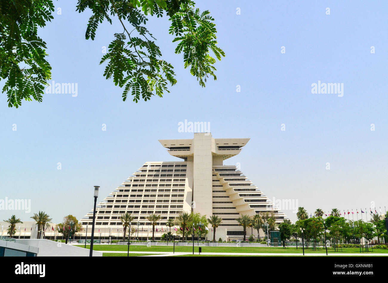 Sheraton Hotel in Doha, Qatar Stock Photo