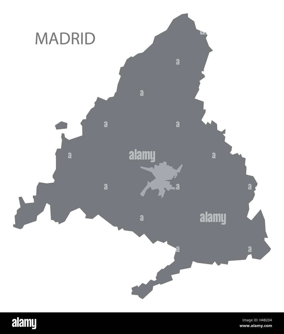 Madrid map Stock Vector Images - Alamy