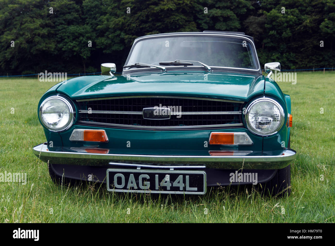 Triumph TR6 Stock Photo