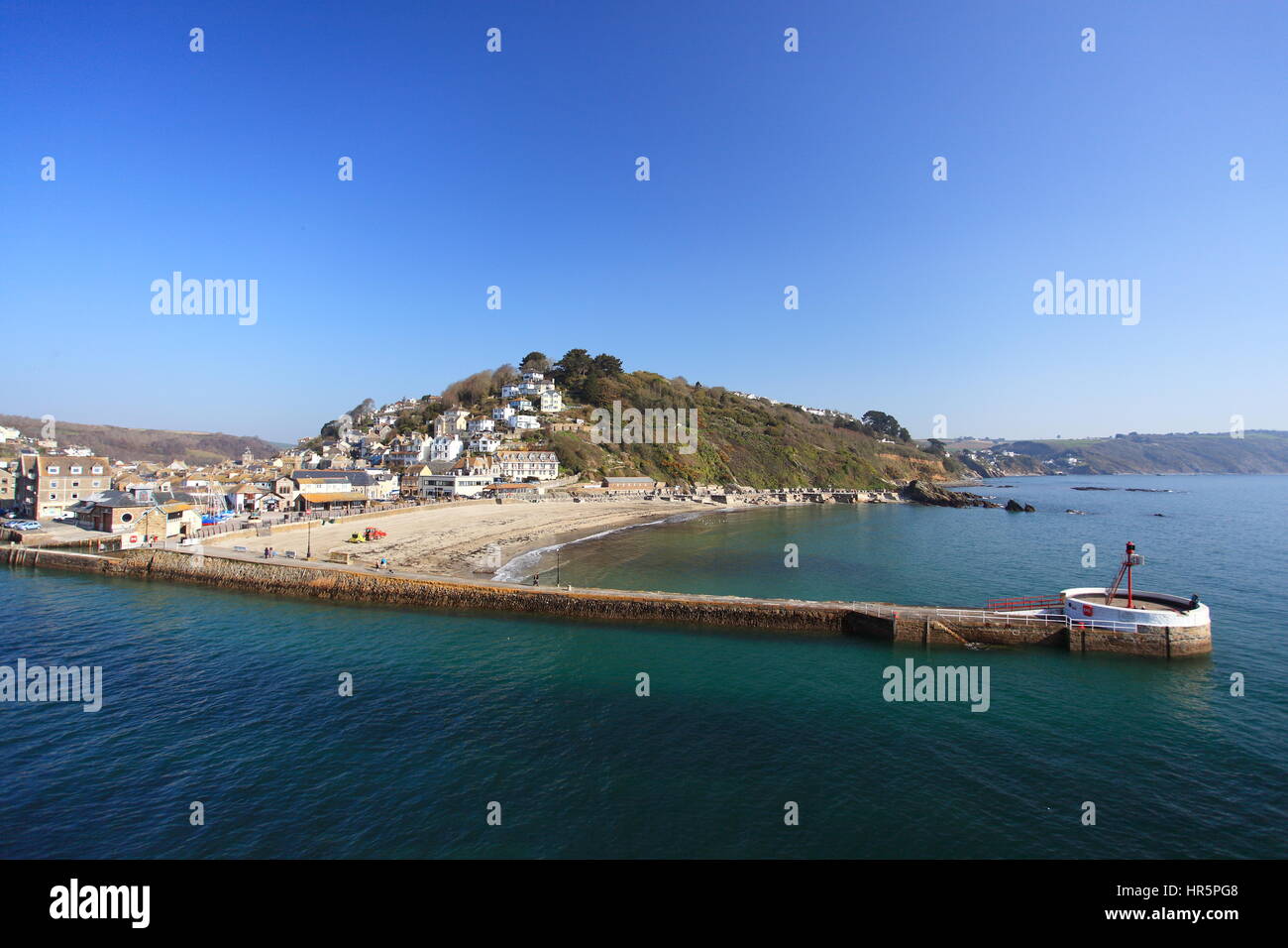 Looe in Cornwall, England. Stock Photo