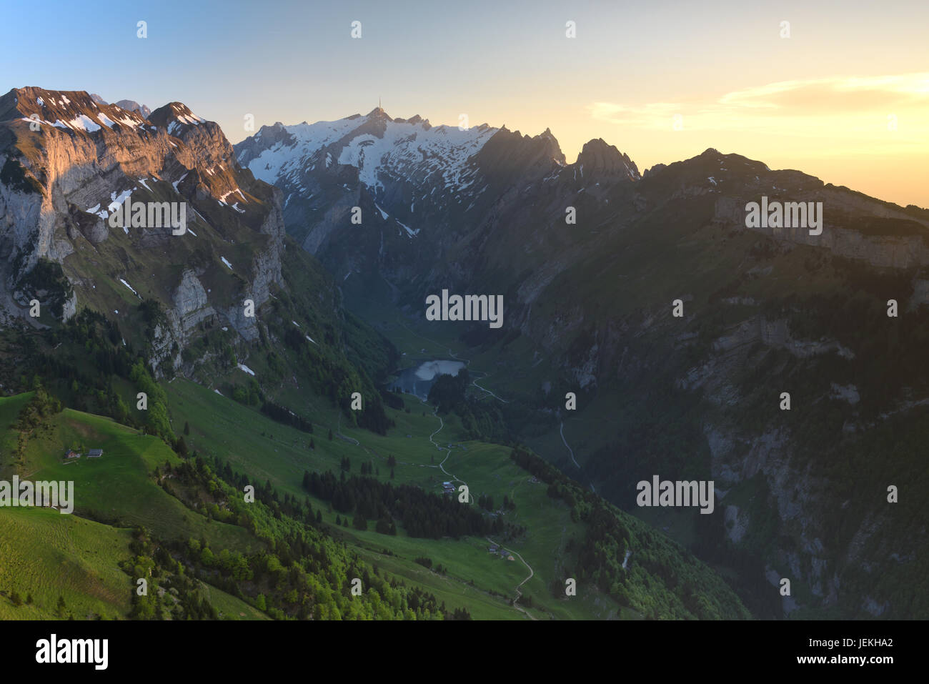 Alp Sigel, Switzerland Stock Photo