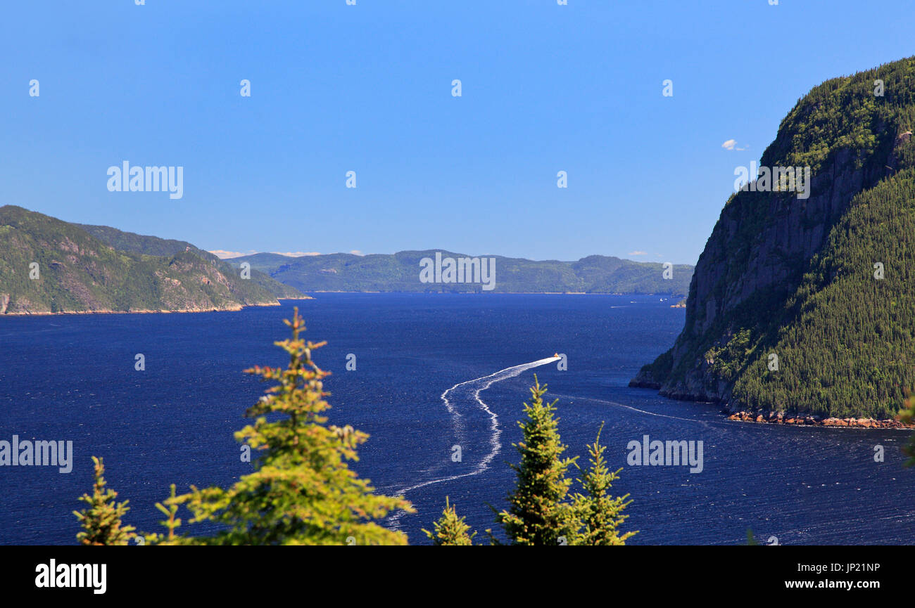 Saguenay Fjord, Quebec, Canada Stock Photo