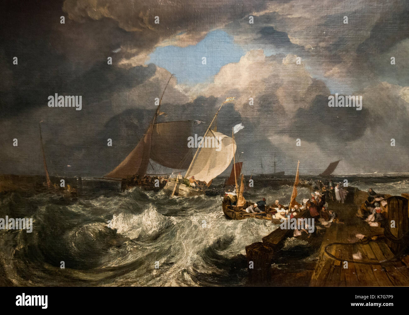 Joseph Turner: Calais Pier (1803) Stock Photo