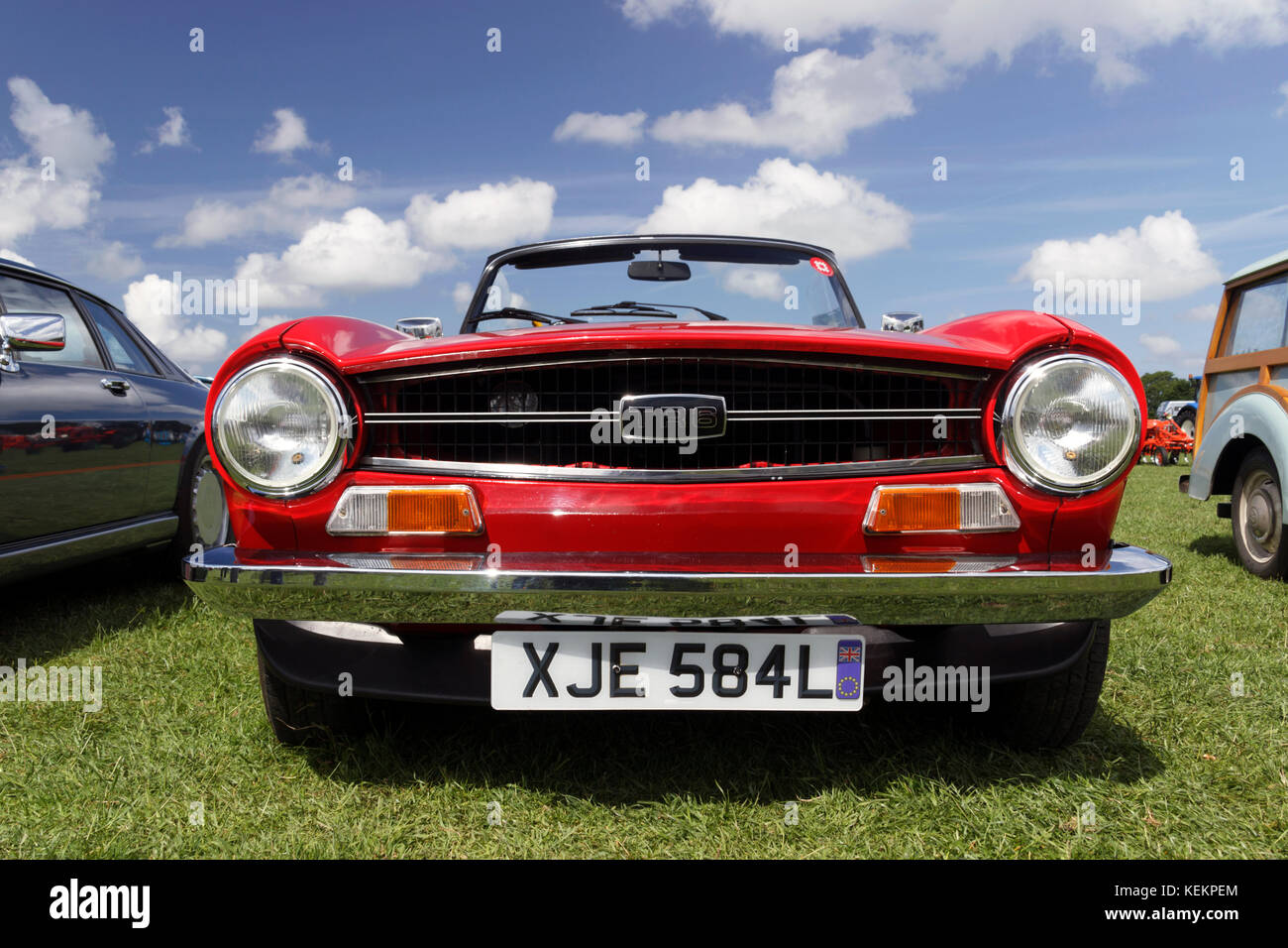 Triumph TR6 Stock Photo