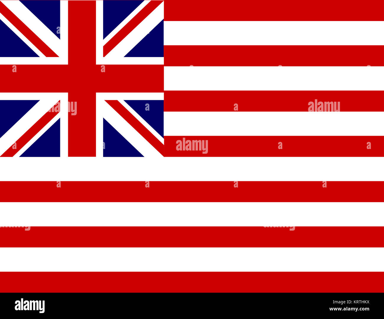 United States Grand Union Flag Stock Photo