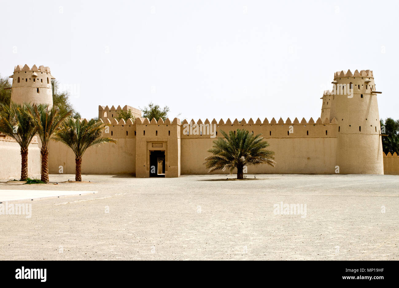 Abu Dhabi - Al-Jahili Fort. Stock Photo