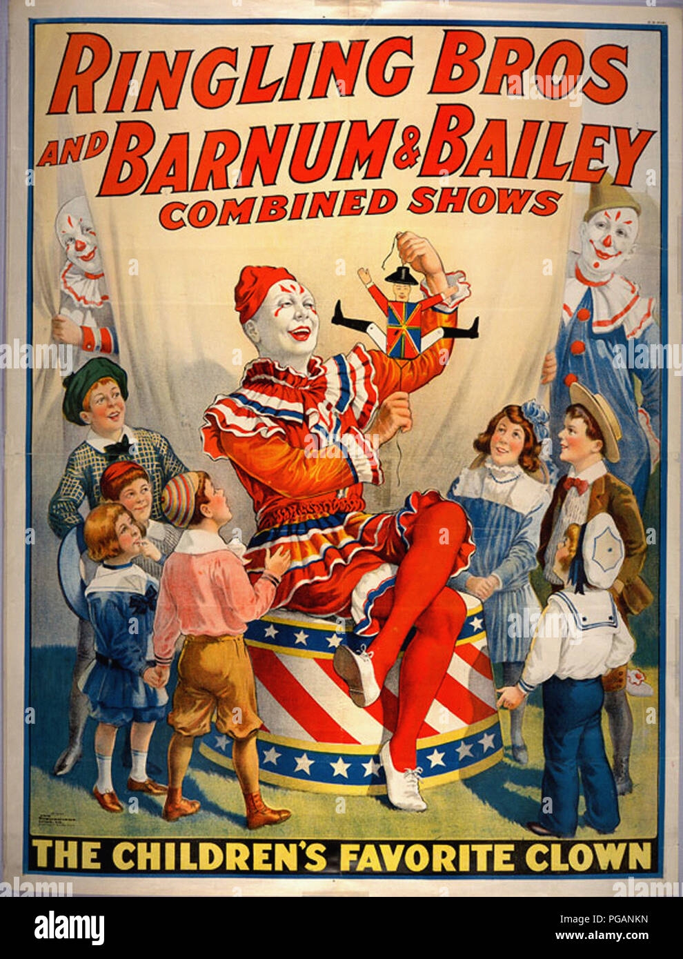 vintage circus poster Stock Photo