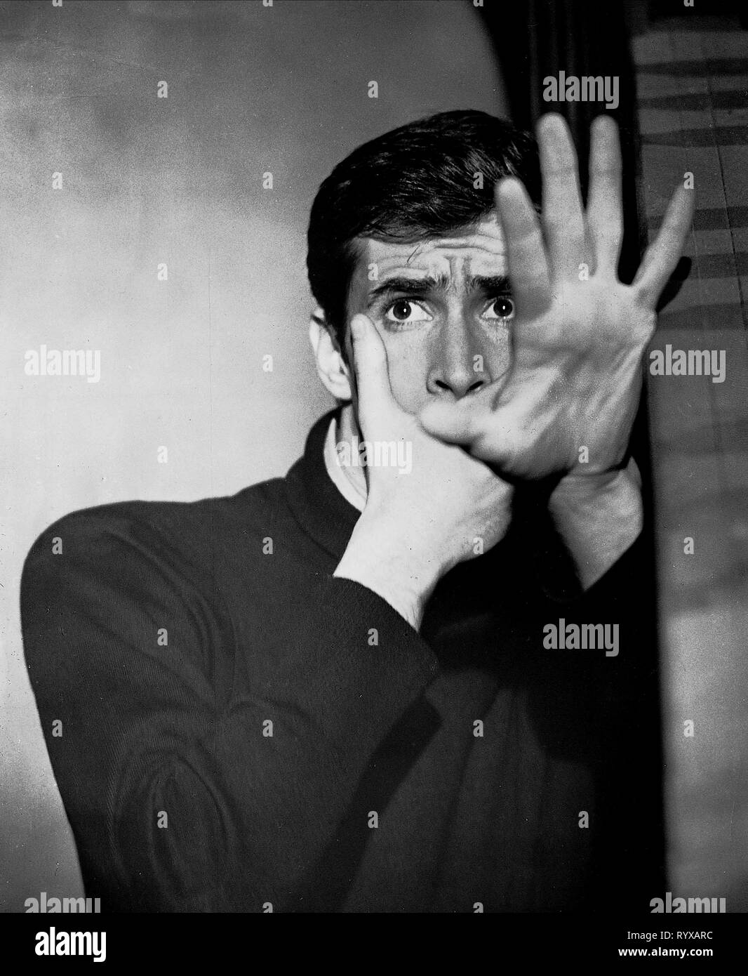 ANTHONY PERKINS, PSYCHO, 1960 Stock Photo