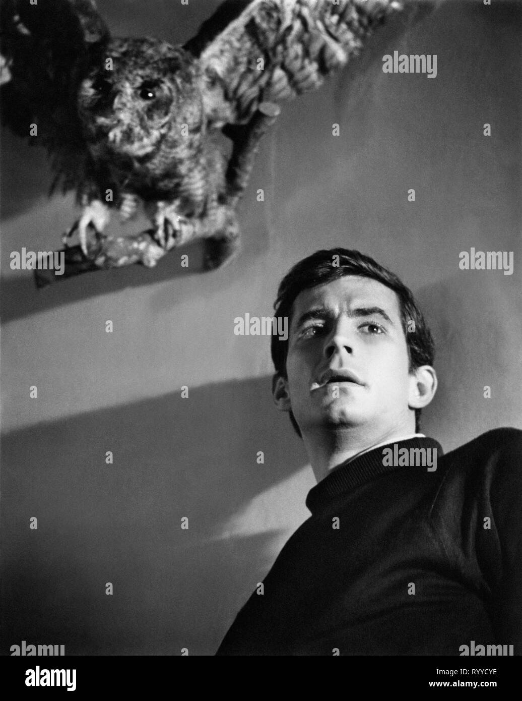 ANTHONY PERKINS, PSYCHO, 1960 Stock Photo