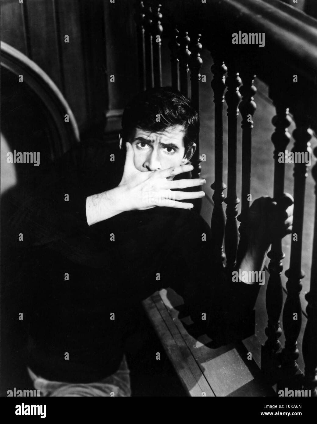 ANTHONY PERKINS, PSYCHO, 1960 Stock Photo