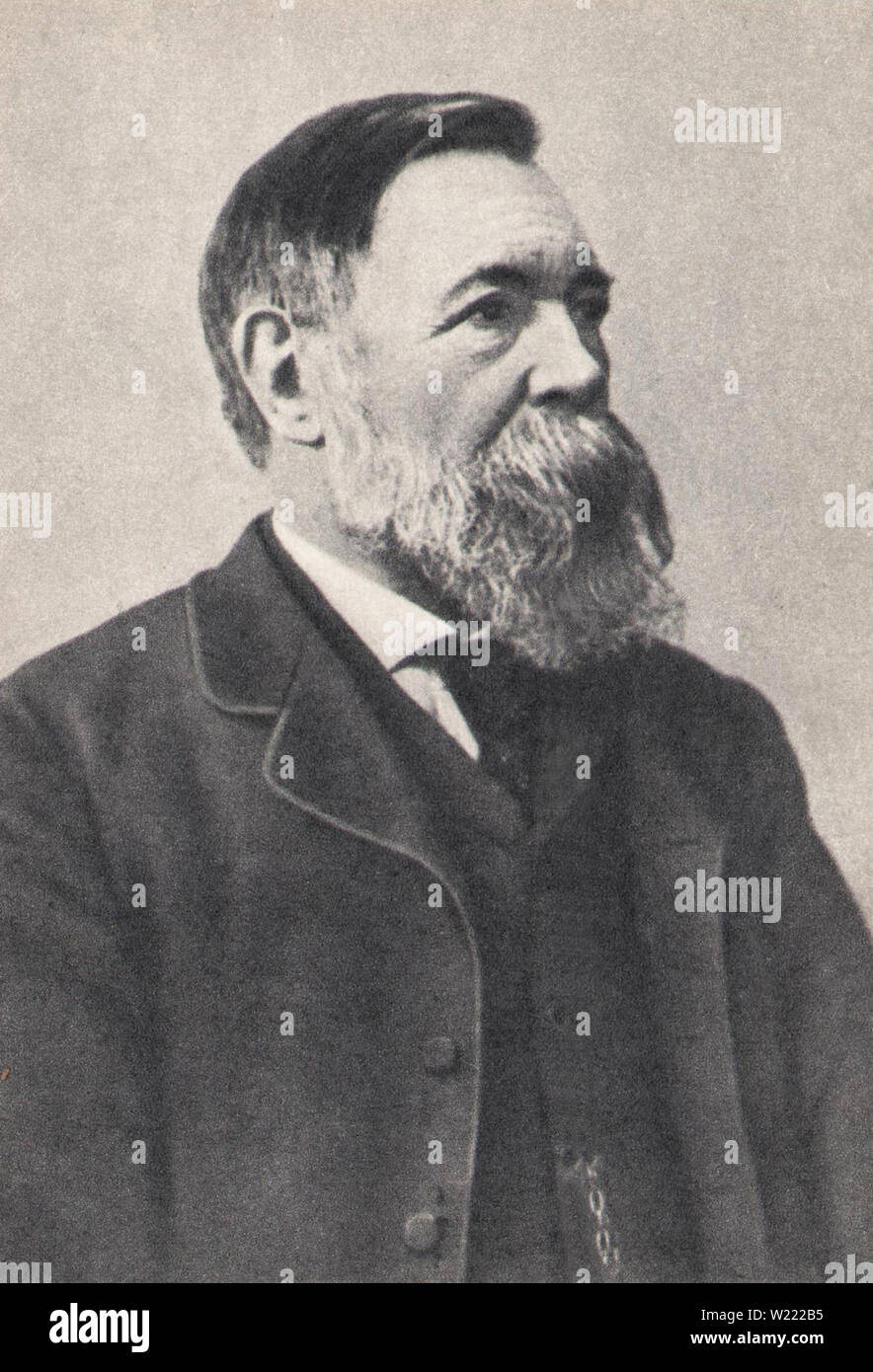 Friedrich Engels. 1891. Stock Photo