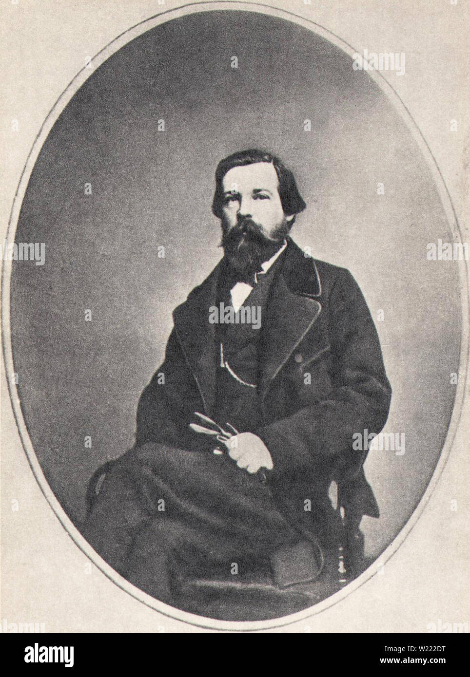 Friedrich Engels. May 1864. Stock Photo