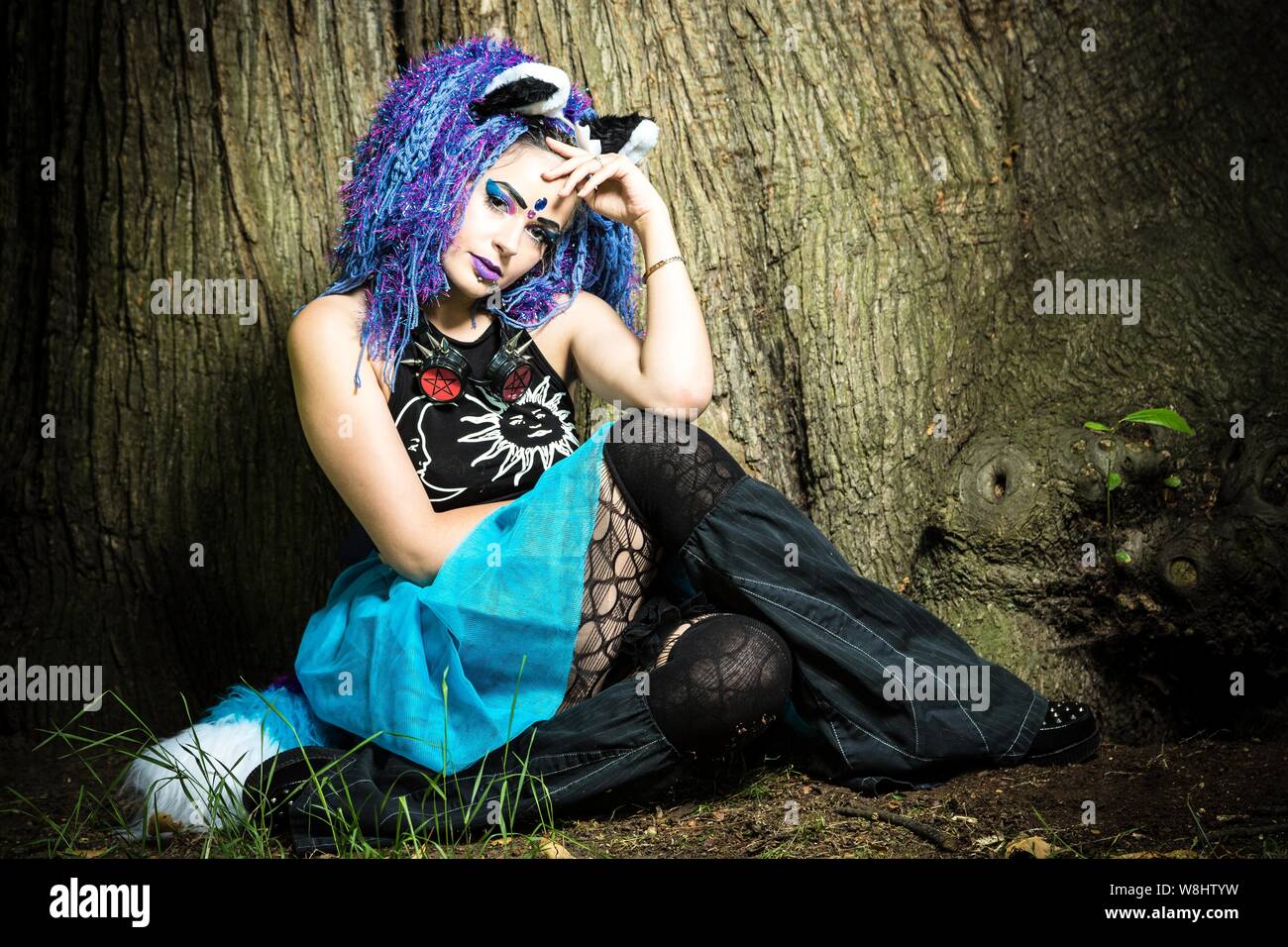 Pastel goth fashion hi-res stock photography and images - Alamy