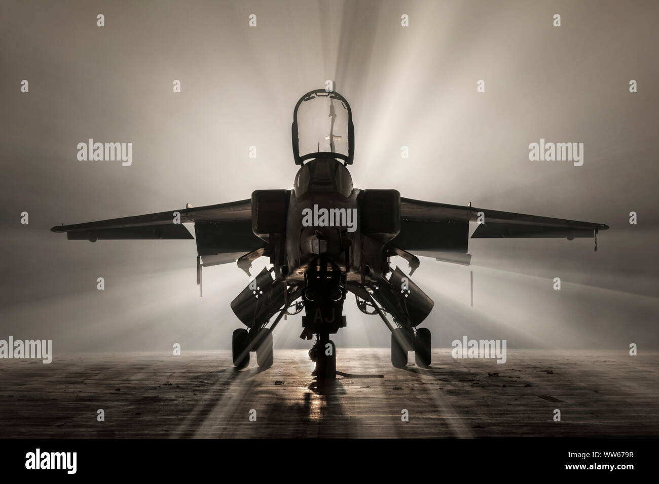 Sepecat Jaguar of the RAF Stock Photo