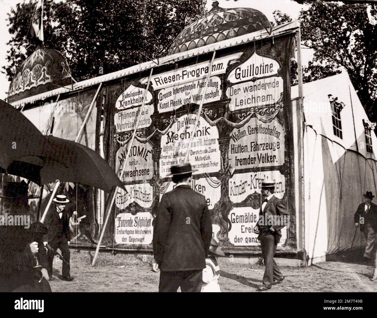 Heinrich Zille - Foire - c1900 Banque D'Images