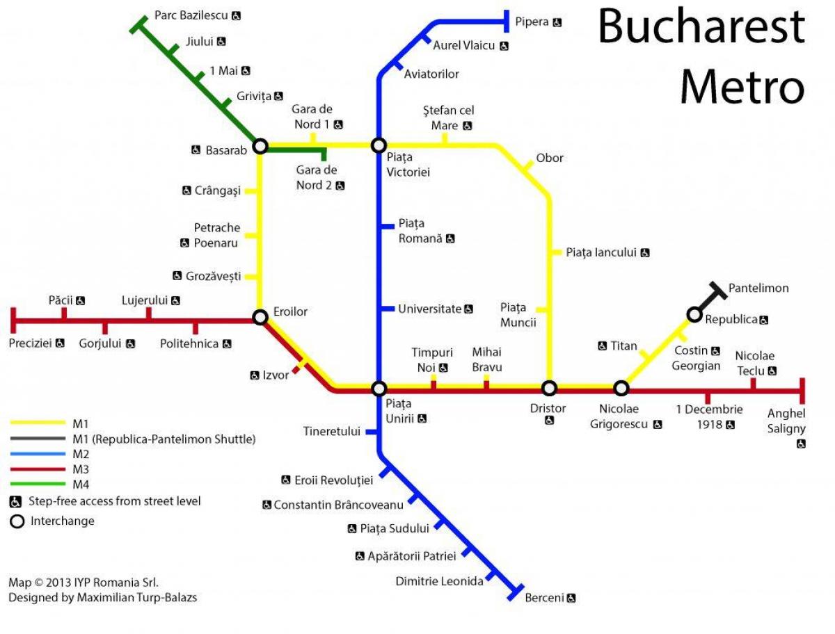 Mapa de bucarest transport públic 