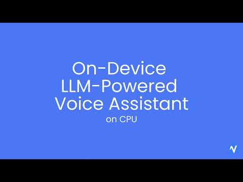 Local Llama-3-8B-Instruct Voice Assistant on CPU