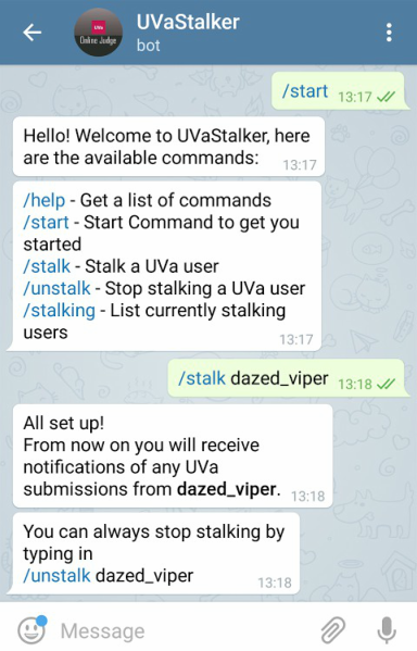 UVaStalker screenshot 1