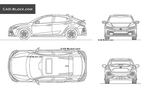 Honda Civic - free CAD file