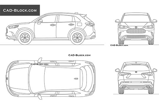 Honda ZR-V - free CAD file