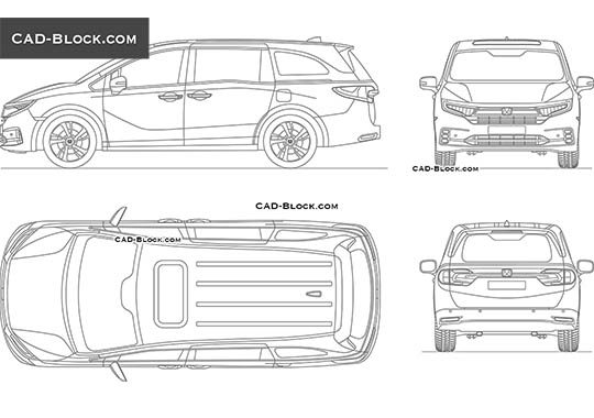 Honda Odyssey Elite - free CAD file