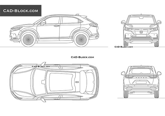 Honda eNy1 - download vector illustration