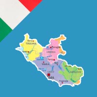 Mappa regione Lazio