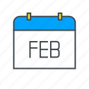 application, calendar, date, february, month, schedule