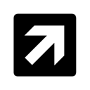 arrow, right, up