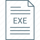 exe, extension, file