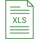 extension, file, xls