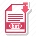 bat, document, file, format, type