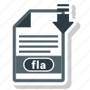 extension, file, fla