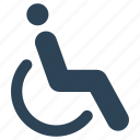 chair, disable, handicap, man, person, sit, wheel chair