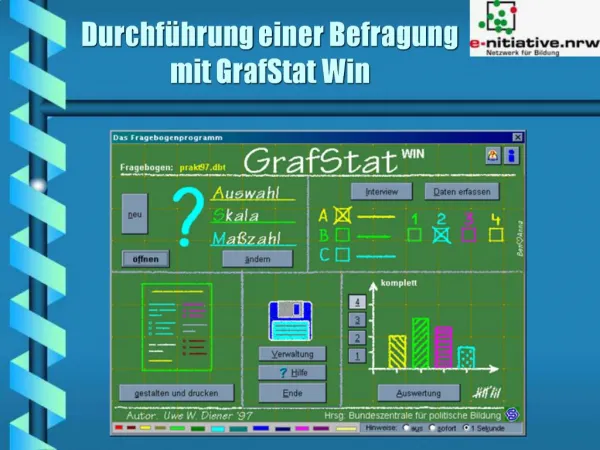 Durchf hrung einer Befragung mit GrafStat Win