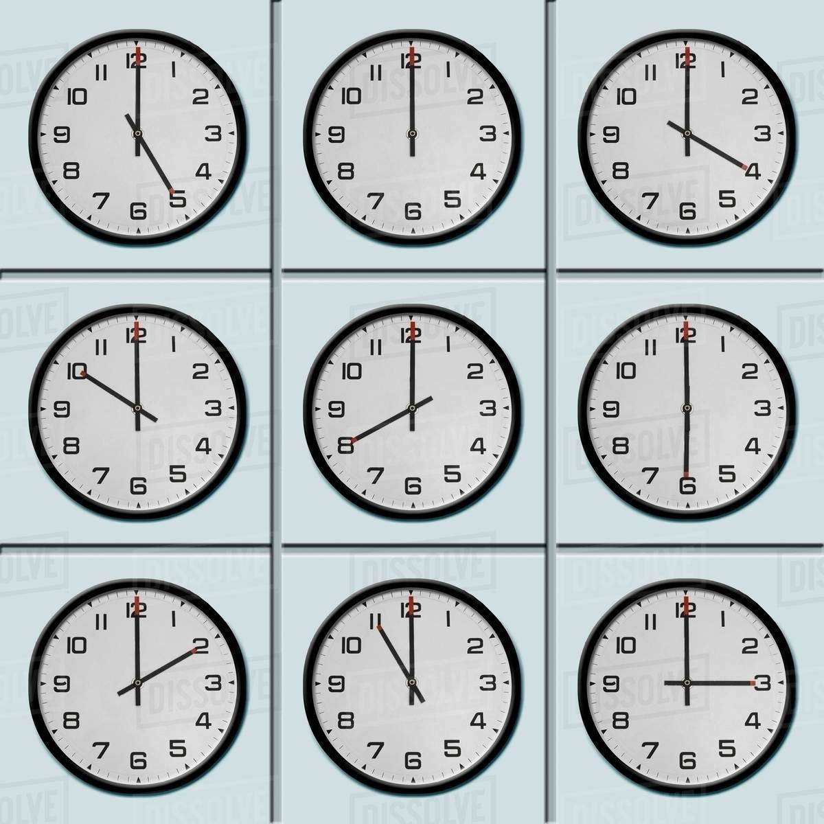 Clocks Displaying Different Time Zones | Images and Photos finder